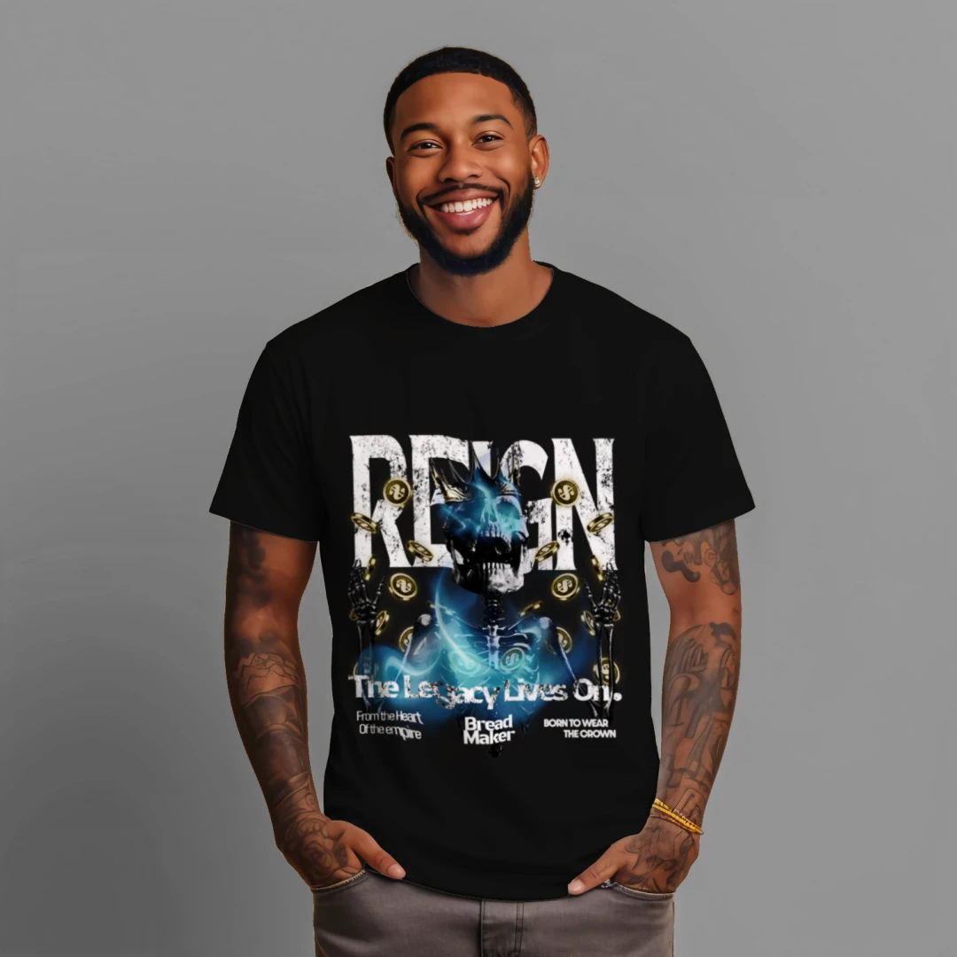 Money Skeleton in Black