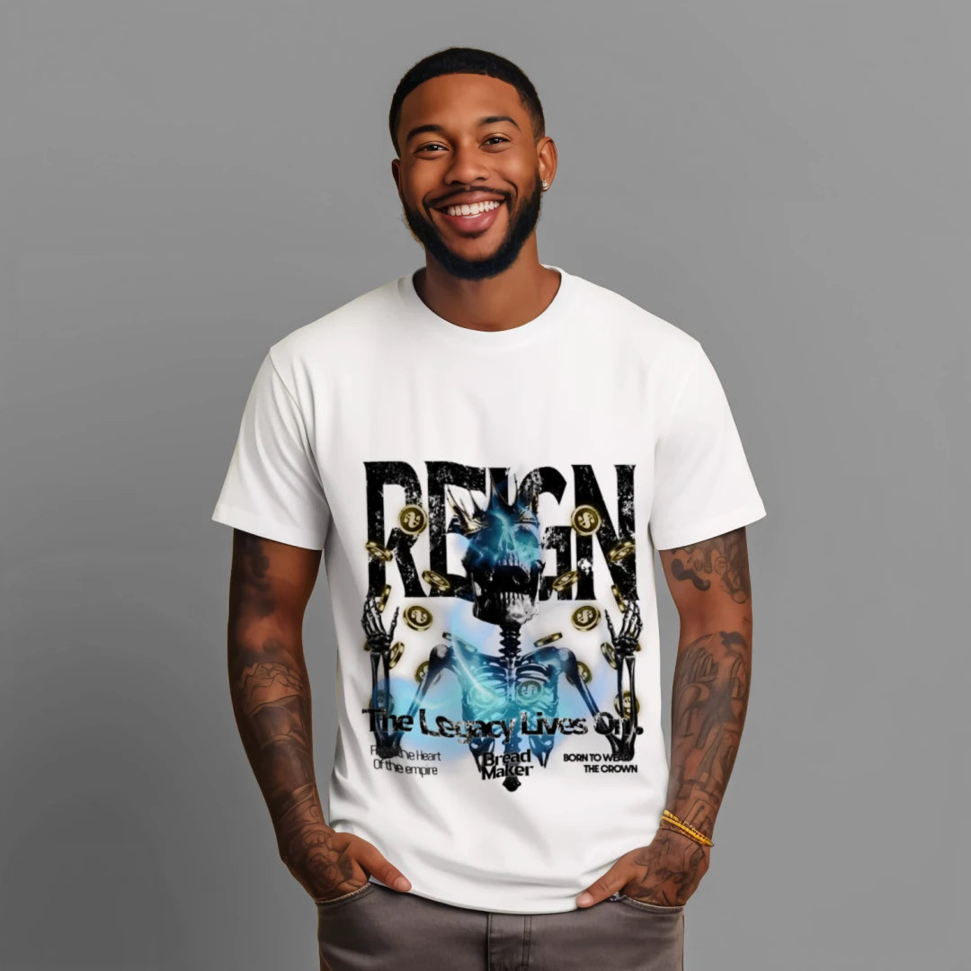 Money Skeleton in White